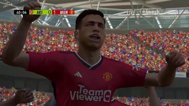 ARSENAL vs MANCHESTER UNITED [0-2] MATCH HIGHLIGHTS • Video Game Simulation & Recreation смотреть онлайн