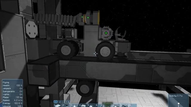Space Engineers - Cargo crane смотреть онлайн