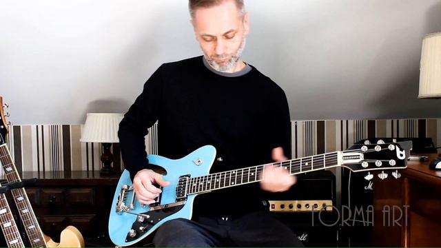 Duesenberg Caribou, guitar test, demo смотреть онлайн