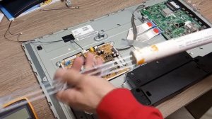 Замена подсветки телевизора LG 32LF650V-ZA