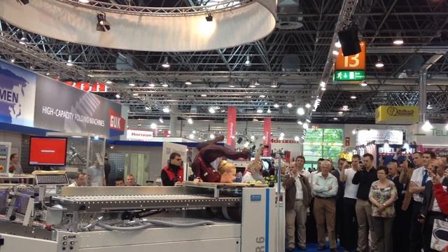 Zlata Contortionist For GUK Folding Machines DRUPA 2012