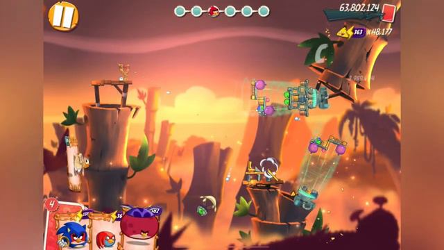 Angry Birds 2 AB2 Sonic Friends Adventure - (Level 5 - 10) Mar 2024 смотреть онлайн