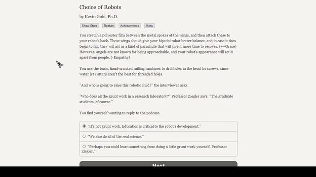 Choice of Robots - Skyler Play-through - Prologue and Chapter 1 смотреть онлайн