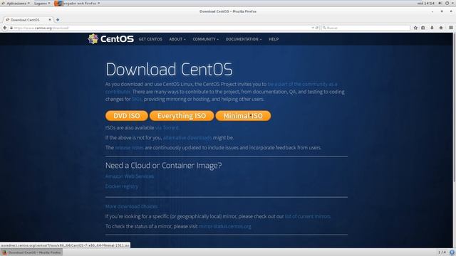 CentOS 7 - Descargar medios de instalación смотреть онлайн