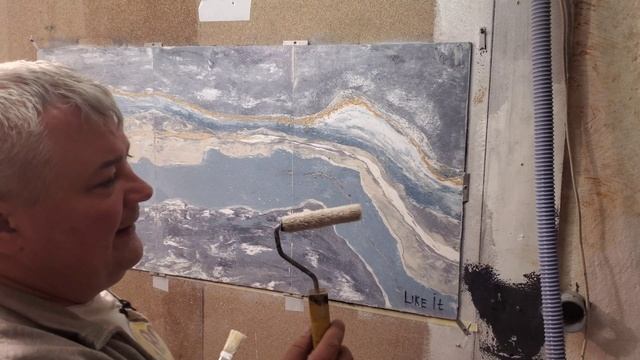 СУПЕР ИМИТАЦИЯ МРАМОРА В 4К! Тонкости и советы по лакировке и полировке декоративной штукатурки! смотреть онлайн