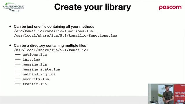 Kamailio World 2018: Modular And Test Driven SIP Routing With Lua смотреть онлайн