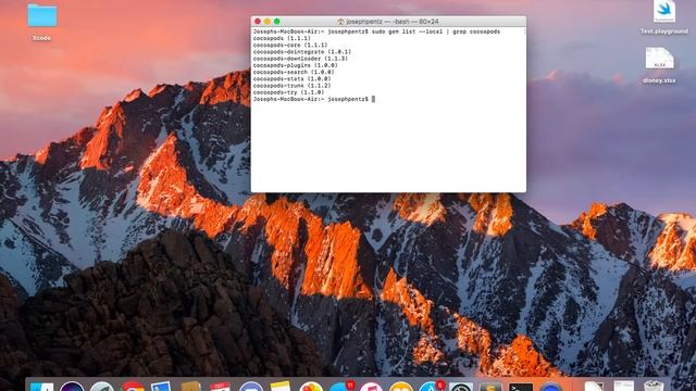 Install and Uninstall Cocoapods and AlamoFire смотреть онлайн