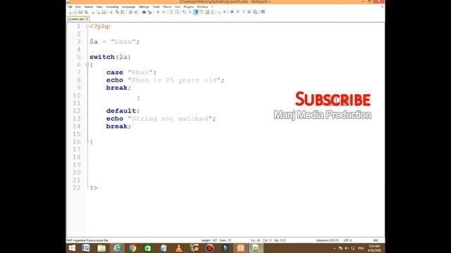 #php #switchstatement #phpinurdu #mmpLecture 15 PHP Switch statement in Urdu Hindi смотреть онлайн