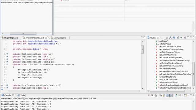 Java Interface Addittion w/ negatives & Java debugging (pt 21) смотреть онлайн
