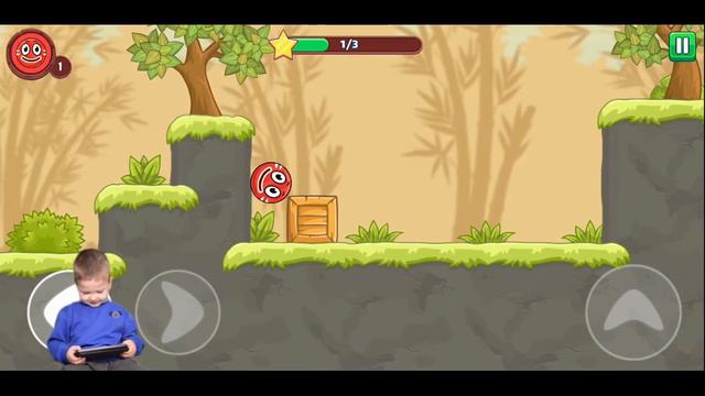 👀 КРАСНЫЙ ШАР против ЧЕРНОГО КВАДРАТА #1 игра Red Ball 5 #какышкух смотреть онлайн
