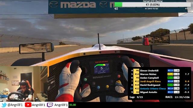 iRacing VR / ¡Blue flags! Así no... (Formula Renault 2.0 @Laguna Seca) смотреть онлайн
