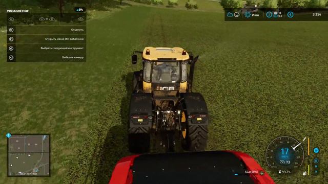 Farming Simulator 22 ➤ Сложный режим • Карта ELMCREEK. Часть 32. Поднял бабла на контракте тюковани смотреть онлайн