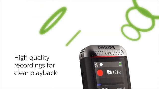 Philips Voice Tracer Audio Recorder 2510 смотреть онлайн