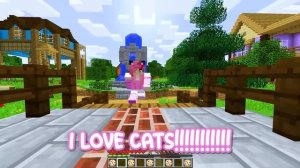 Becoming A YUMMY Cookie Kitten In MINECRAFT!