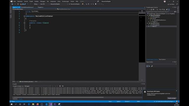 C# Grundkentnisse: Klassen und Objekte - Sichtbarkeit смотреть онлайн