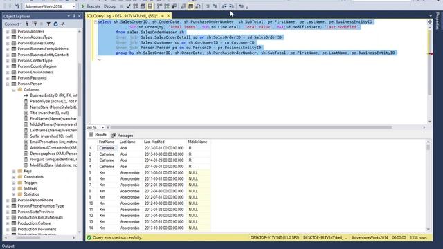 MS SQL tutorial on Nested/Sub Queries. смотреть онлайн