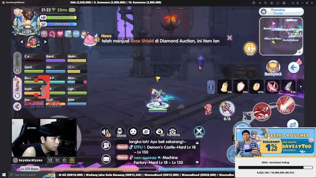 ROX - BESOK KLIK S.E 7 || HARI INI SPAM THANATOS+BAPHOMET !! смотреть онлайн