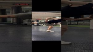 Наклоны на одной ноге + ротация таза