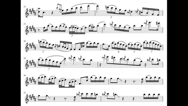Eric Darius - Despacito LIVE saxophone sheet music notes for alto sax смотреть онлайн