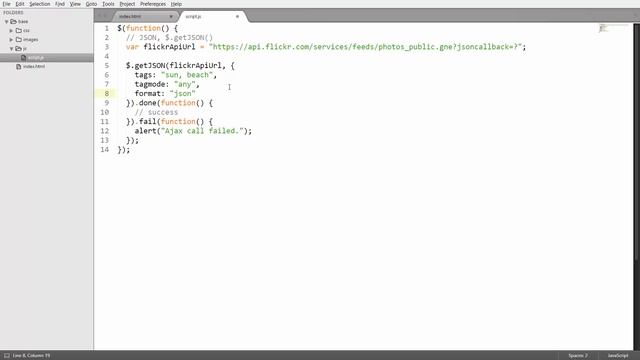 jQuery tutorial - building a jquery image slider Retrieving Flickr Images Through the Flickr API смотреть онлайн