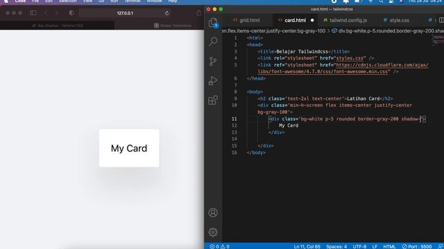 Mudah Belajar Tailwindcss - 11 Card Style смотреть онлайн