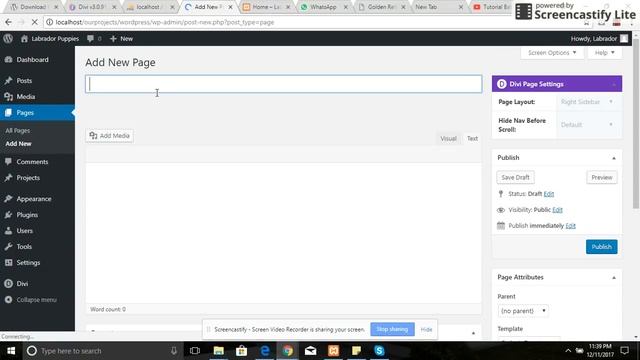 How to Create Menu or Navigation Bar in wordpress with divi смотреть онлайн