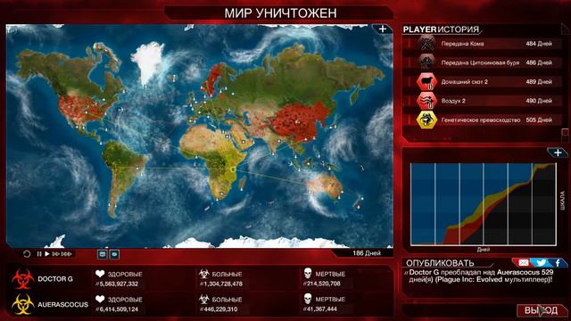 Plague Inc Evolved 30й Ранг Мультиплеера Или Всегда Нужно Знать Меру смотреть онлайн