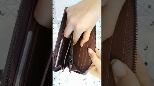 Обзор Женский кошелек #Lanotti натуральная кожа #комсомолочка