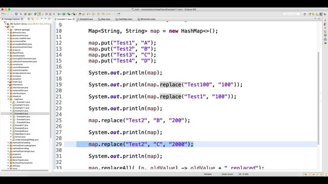 All Replace Methods In HashMap classes Video-70 смотреть онлайн