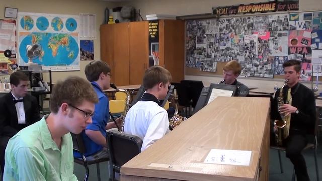 Washburn Rural High School Sax Quartet at Regional Solo/Ensemble Festival - April 13, 2013 смотреть онлайн