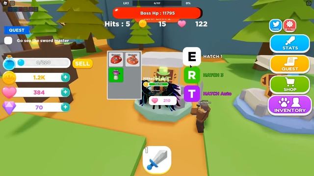 2 ДВА КОДА ДЛЯ СИМУЛЯТОРА МЕЧА/Sword Master Simulator в роблокс смотреть онлайн