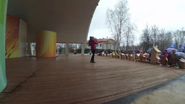 Весна в парке 2016 - День птиц, культуры, фонарь, трактор смотреть онлайн