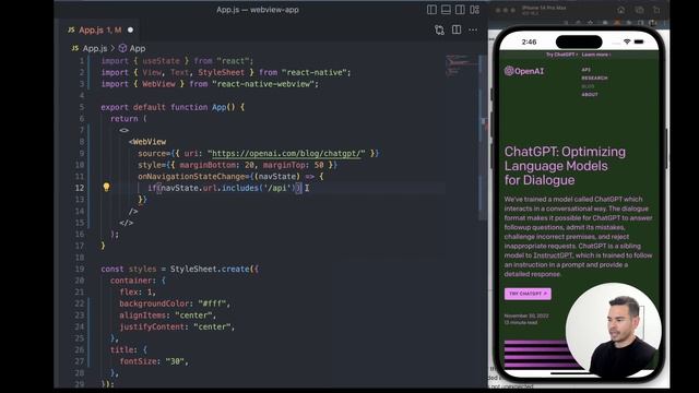 Exploring State Changes in React Native WebView смотреть онлайн