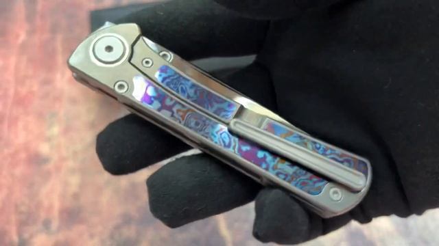 Knife Maxace Peregrine ZDP-189 Mirrored Timascus