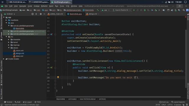CARA MEMBUAT ALERT DIALOG ANDROID | ANDROID STUDIO TUTORIAL смотреть онлайн