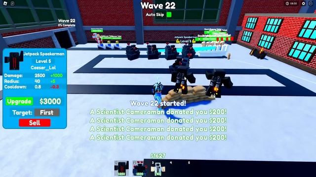 ✨Играю ТОЛЬКО за НОВЫХ ЮНИТОВ ГЛИТЧ КАМЕРАМЕН И ДЖЕТПАК СПИКЕРМЕН в Toilet Tower Defense! смотреть онлайн
