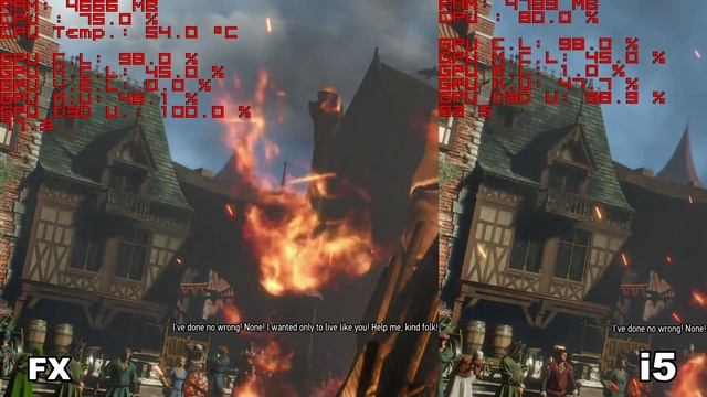 Intel i5 4460 vs. AMD FX 8350 The Witcher 3 (part 2) смотреть онлайн