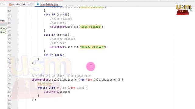 How to #Create #Popup Menu and #Set #Onclick #Listener on #Menus in #Android #Studio #Tutorials смотреть онлайн