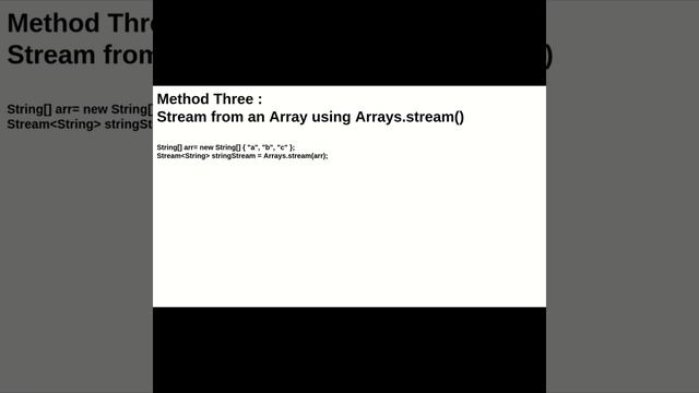Java Streams | Part 3 | Ways to create streams | Java 8 Interview Questions смотреть онлайн