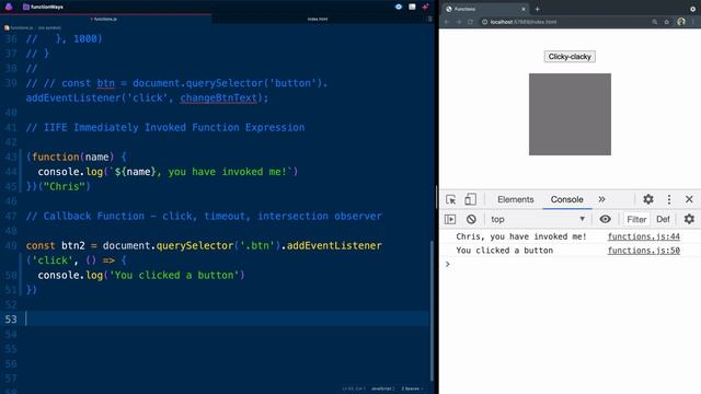 Ways to Write a Function in Javascript (IIFE, Callbacks, Methods) смотреть онлайн