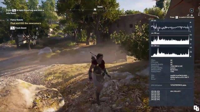 Nvidia GTX 970 - GTX 1050 - GTX 1060 | Comparison FPS ( assassin's creed odyssey 60FPS ) смотреть онлайн