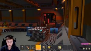 СКРАП МЕХАНИК и Даник. Прошли склад роботов и нашли ЦЕННЫЕ РЕСУРСЫ.  Игра SCRAP MECHANIC