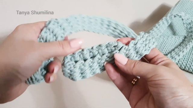 Вязаные лямки для рюкзака. Регулируются по длине. Быстро вяжутся и легко крепятся! смотреть онлайн