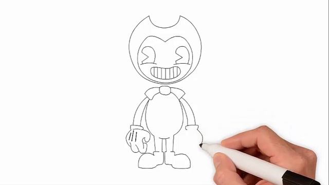 How to Draw Bendy | Bendy and the Ink Machine | Как Нарисовать Бенди поэтапно смотреть онлайн