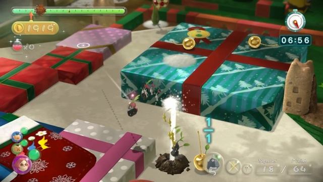 Pikmin 3 Mission Mode - Collect Treasure #11 (DLC): Fortress of Festivity (Platinum/No Deaths) смотреть онлайн