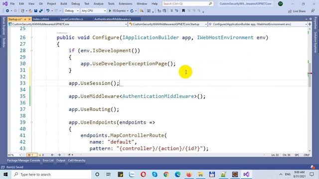 Custom Authentication and Authorization in ASP.NET Core MVC смотреть онлайн