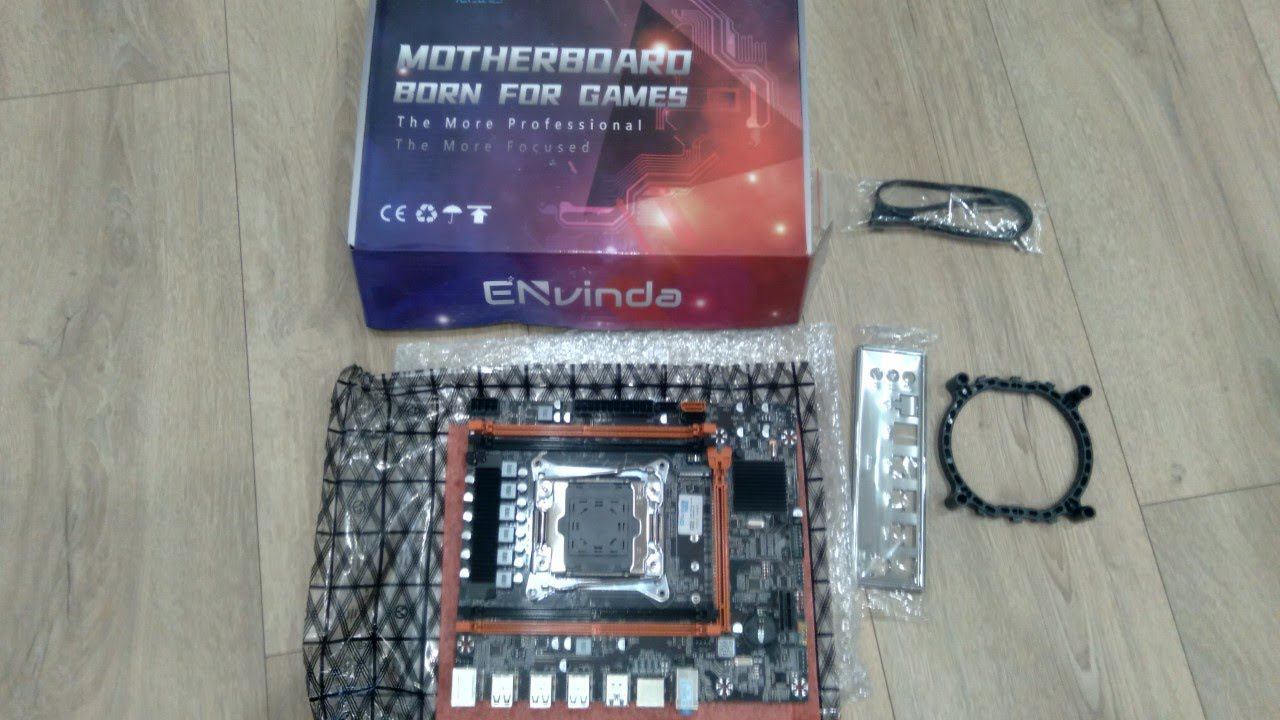 Короткий обзор на материнскую плату ENvinda X99 смотреть онлайн