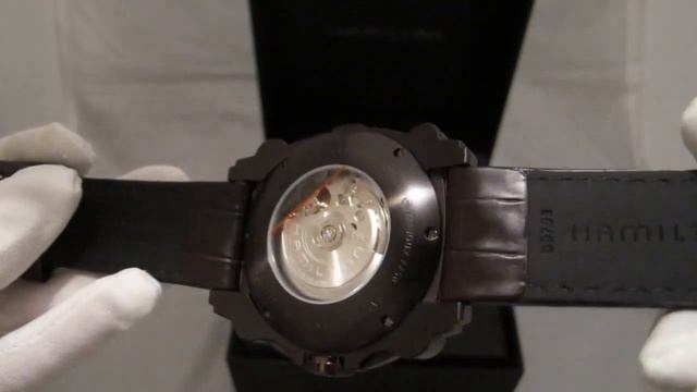 Обзор мужских наручных часов Hamilton Khaki Navy BeLOWZERO Auto Chrono H78626583