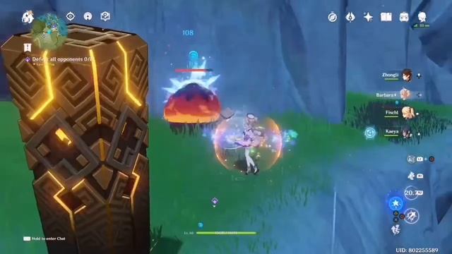 Genshin Impact but Fischl sass you every hit смотреть онлайн