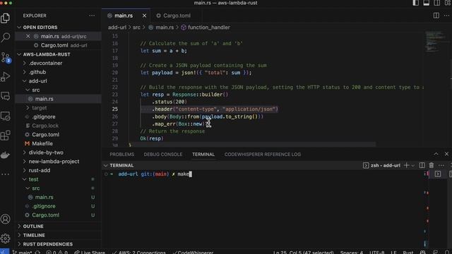 Getting Started with Rust AWS Lambda Function URLs смотреть онлайн